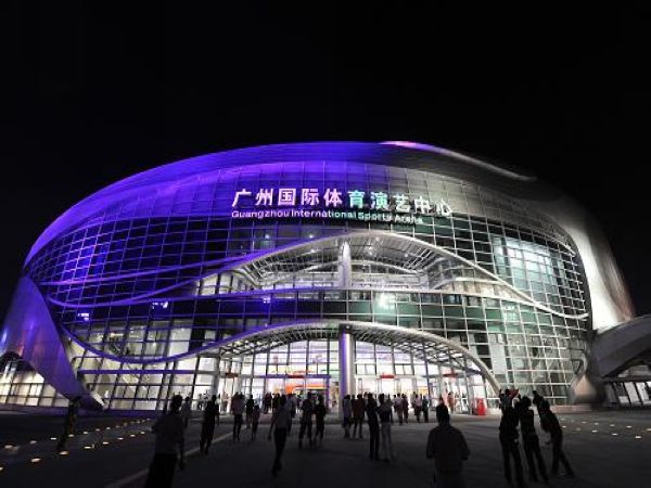 (1/6)广州国际体育演艺中心; 广州国际体育演艺中心;; 地点:广州国际