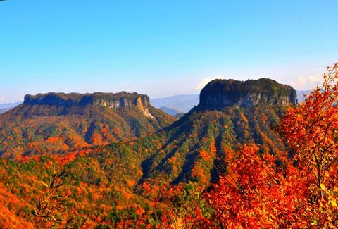  广元-米仓山七里峡自驾2日游游>宿森林木屋 送照片冲洗