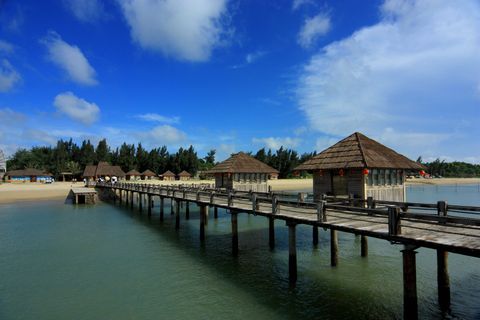 [元旦] 湛江特呈渔岛 温泉 度假村自驾2日游>住御林居豪双房