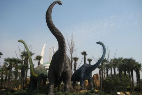 <中华恐龙园-恐龙谷温泉2日游>宿商务含双早