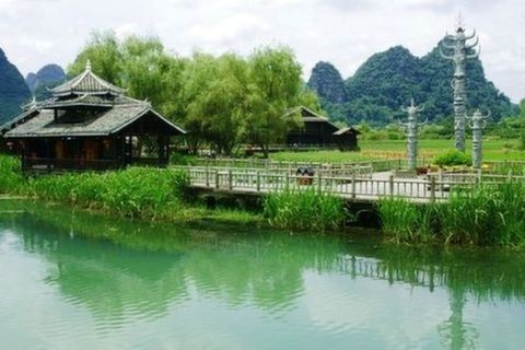 <桂林-大漓江-阳朔双飞4日游>内宾环保船，世外桃源