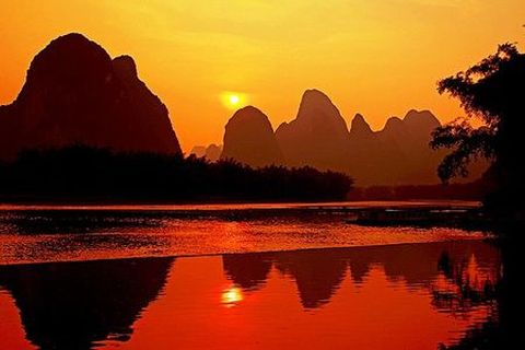 <桂林-漓江-阳朔双飞5日游>跟团，春季踏青，美食一网打尽