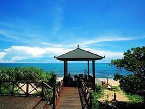 <海南三亚蜜月5日游>小月湾独栋木屋别墅，1晚南山海景（当地游）