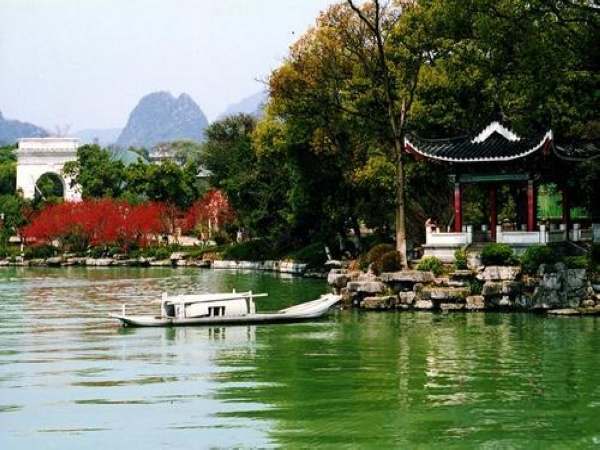 桂林榕杉湖景区,榕杉湖景区,桂林景点_文秘苑图库