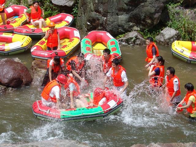  四明山北溪皮筏漂流1日游>每人仅需38元